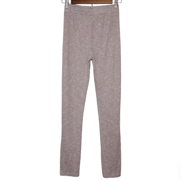 Gymshark Women's Ribbed Fitted Pull On Drawstring Waist High Rise Pants Size S - Picture 2 of 14